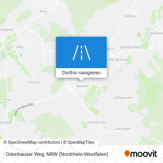 Odenhauser Weg Karte