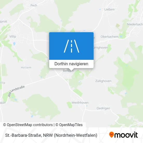 St.-Barbara-Straße Karte