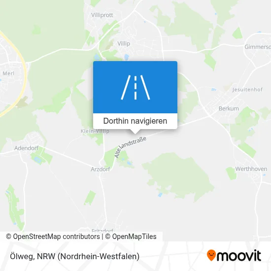 Ölweg Karte