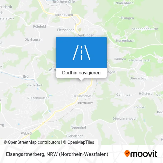 Eisengartnerberg Karte