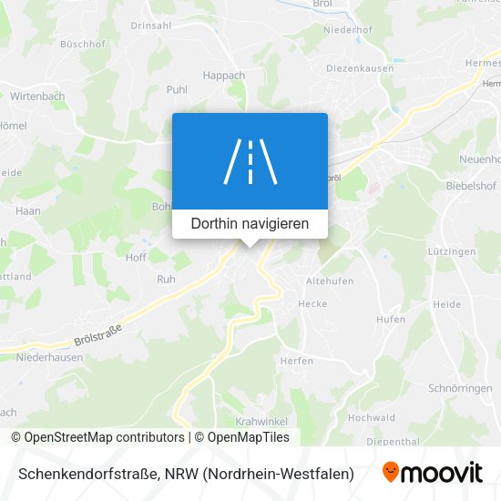 Schenkendorfstraße Karte