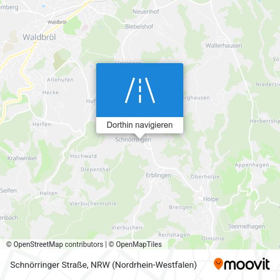 Schnörringer Straße Karte