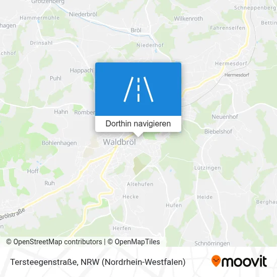 Tersteegenstraße Karte
