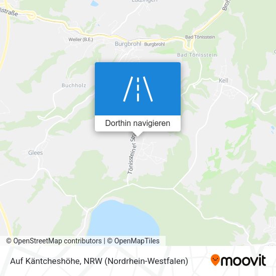 Auf Käntcheshöhe Karte