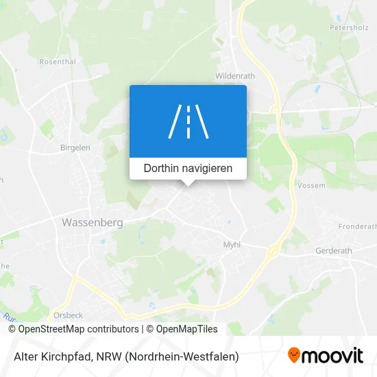 Alter Kirchpfad Karte