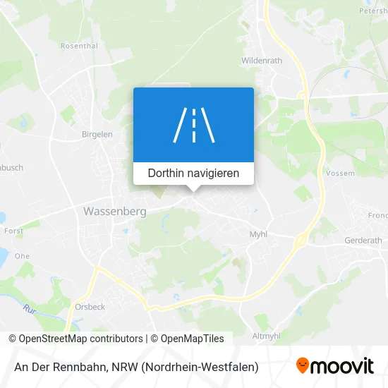 An Der Rennbahn Karte