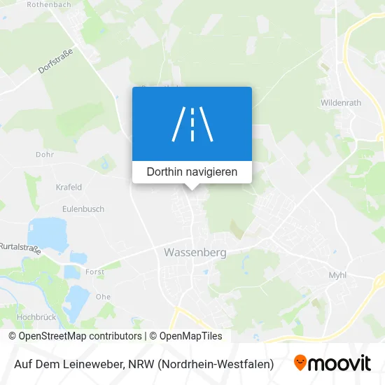 Auf Dem Leineweber Karte