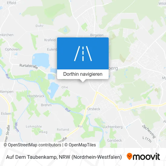 Auf Dem Taubenkamp Karte