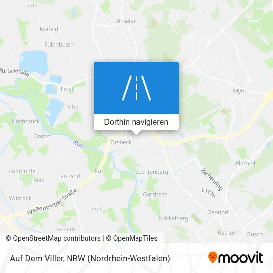 Auf Dem Viller Karte