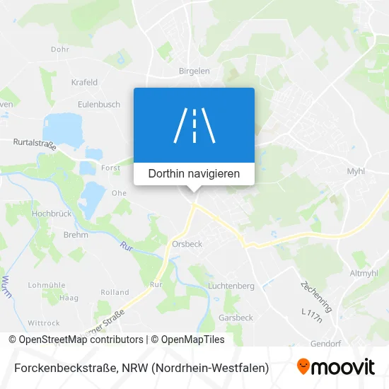Forckenbeckstraße Karte
