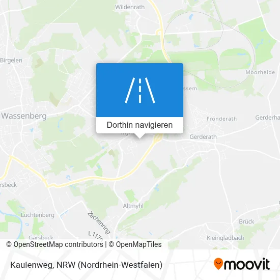 Kaulenweg Karte