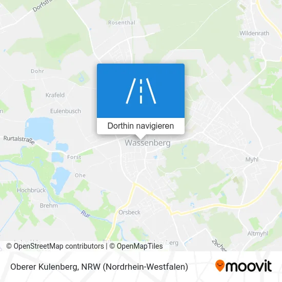 Oberer Kulenberg Karte