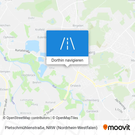 Pletschmühlenstraße Karte