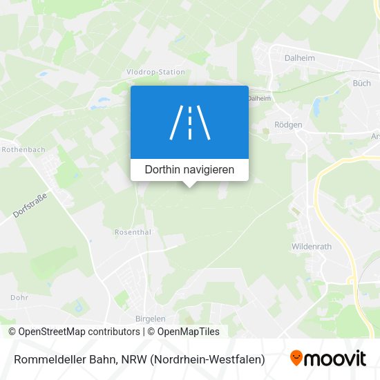 Rommeldeller Bahn Karte