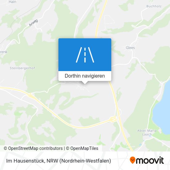 Im Hausenstück Karte