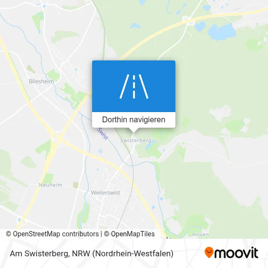 Am Swisterberg Karte