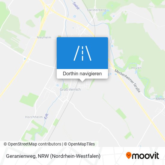 Geranienweg Karte