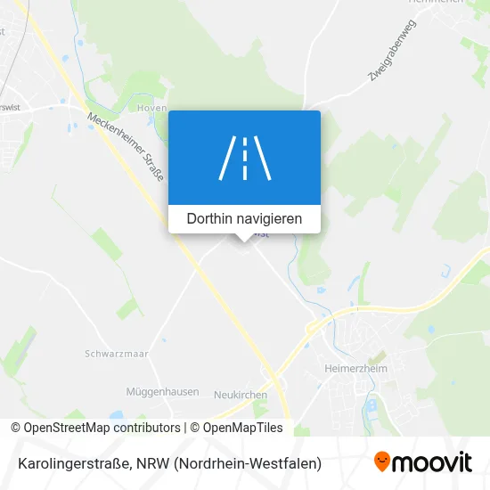 Karolingerstraße Karte