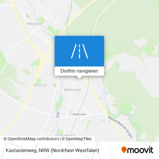 Kastanienweg Karte