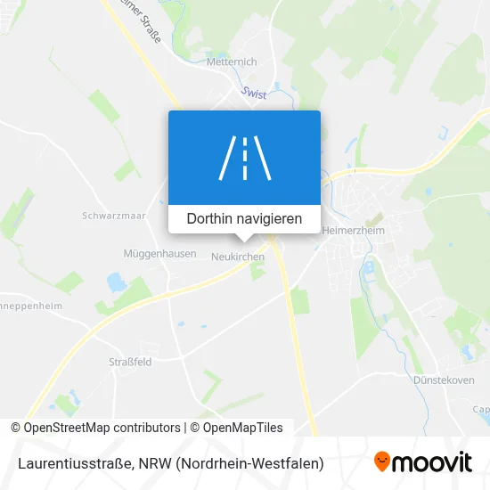 Laurentiusstraße Karte