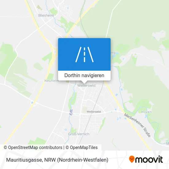 Mauritiusgasse Karte