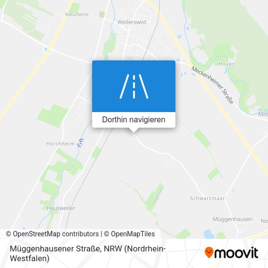 Müggenhausener Straße Karte
