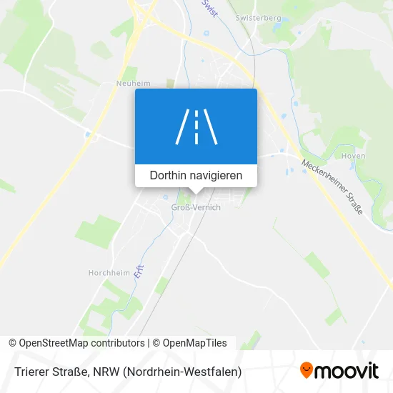 Trierer Straße Karte