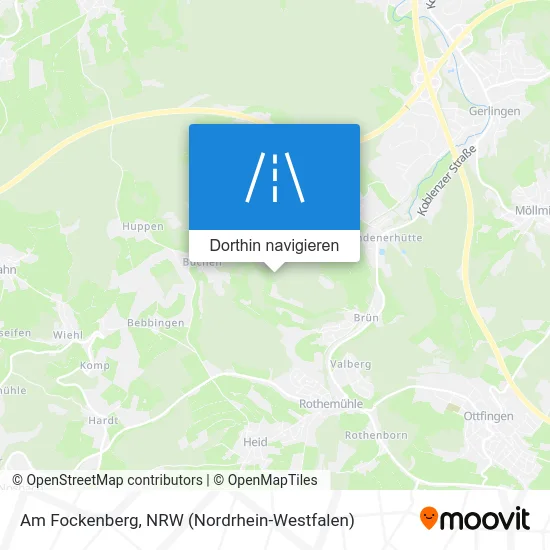 Am Fockenberg Karte