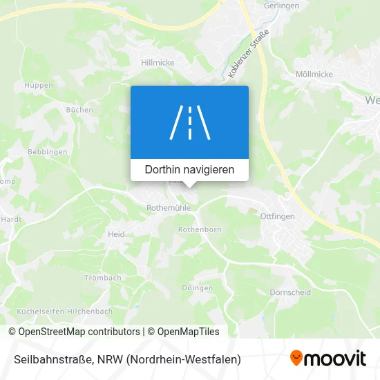 Seilbahnstraße Karte