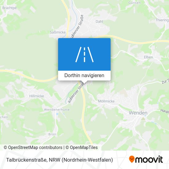 Talbrückenstraße Karte