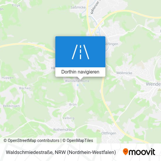 Waldschmiedestraße Karte