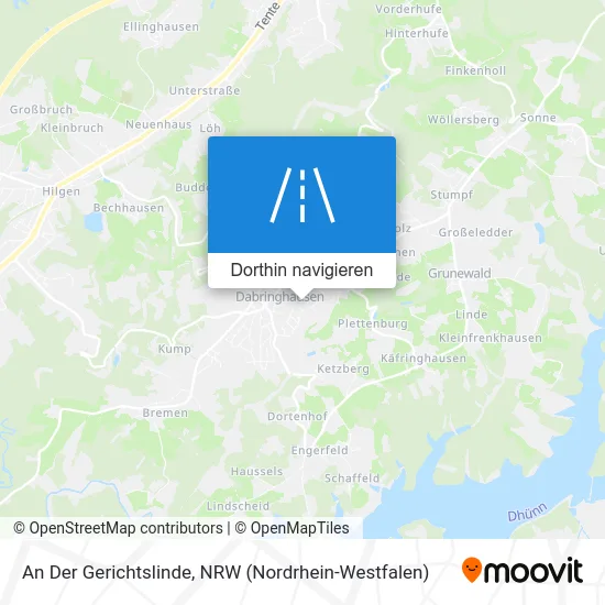 An Der Gerichtslinde Karte