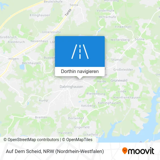 Auf Dem Scheid Karte