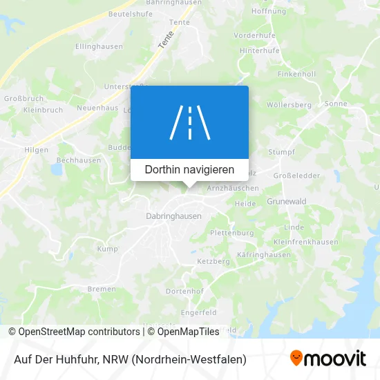 Auf Der Huhfuhr Karte