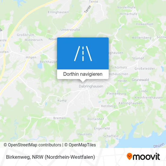 Birkenweg Karte