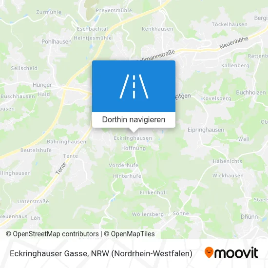 Eckringhauser Gasse Karte