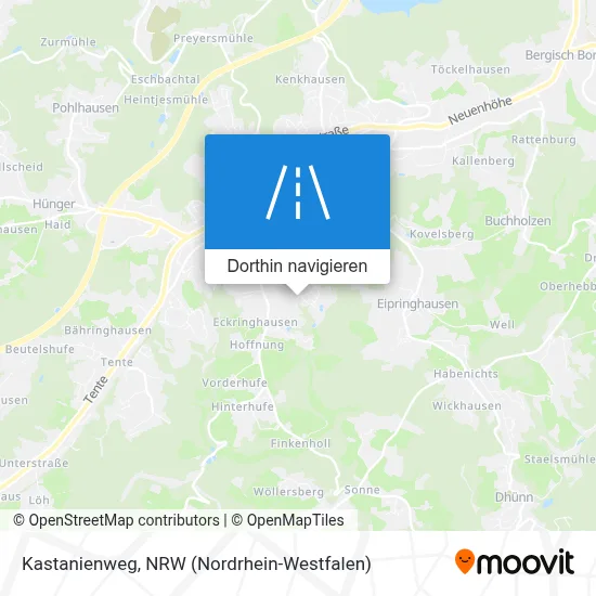 Kastanienweg Karte