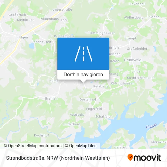 Strandbadstraße Karte