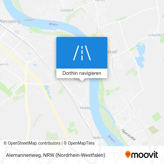Alemannenweg Karte