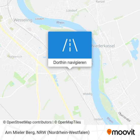 Am Mieler Berg Karte