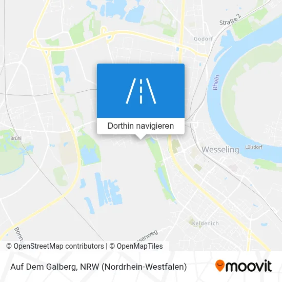 Auf Dem Galberg Karte