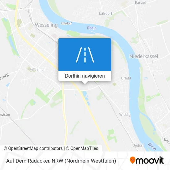 Auf Dem Radacker Karte