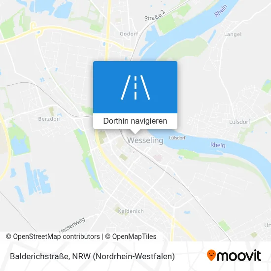 Balderichstraße Karte