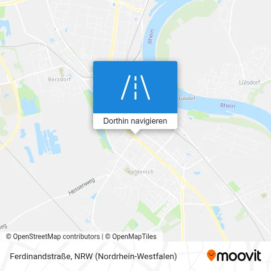 Ferdinandstraße Karte