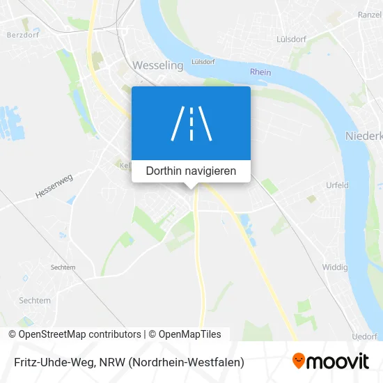 Fritz-Uhde-Weg Karte