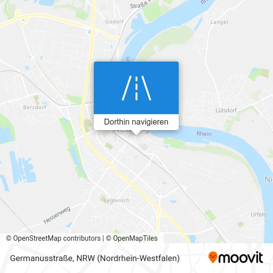 Germanusstraße Karte