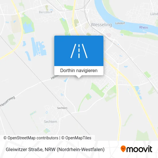 Gleiwitzer Straße Karte