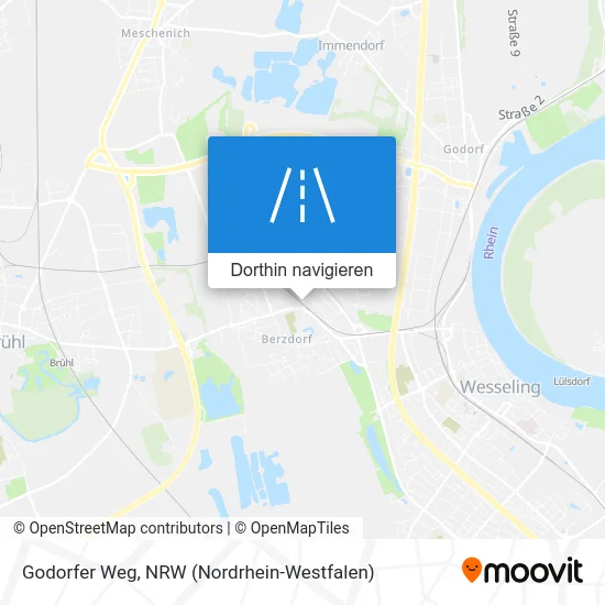 Godorfer Weg Karte