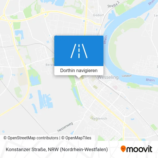 Konstanzer Straße Karte