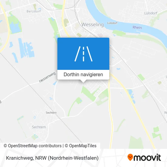 Kranichweg Karte